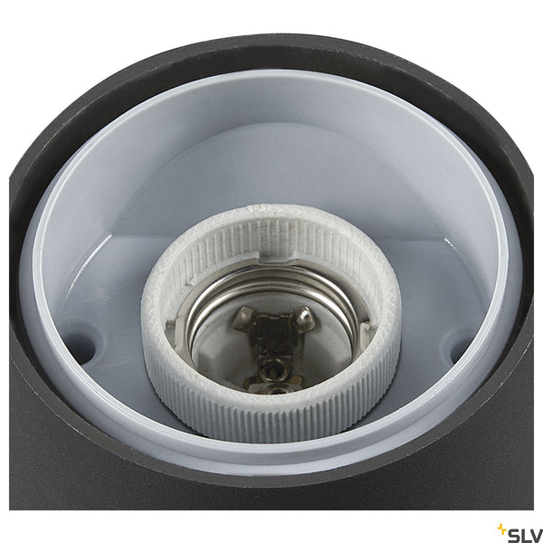 SLV GRAFIT E27 60 Pole round, anthracite free-standing lamp 1006181