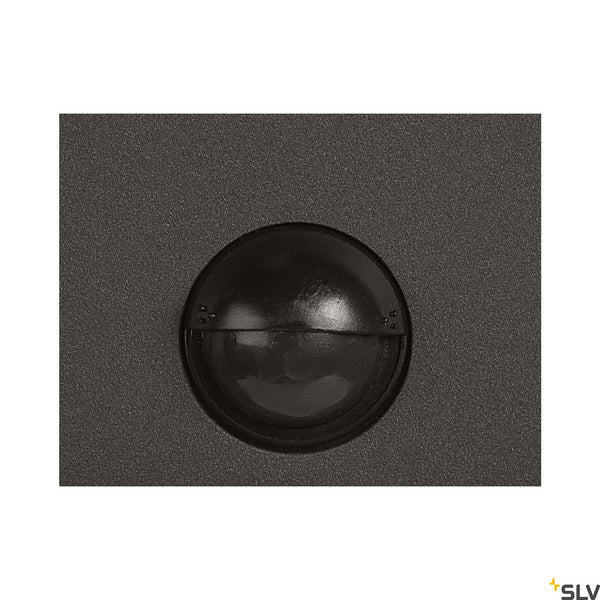 SLV GRAFIT E27 square Sensor, anthracite wall-mounted light 1006183