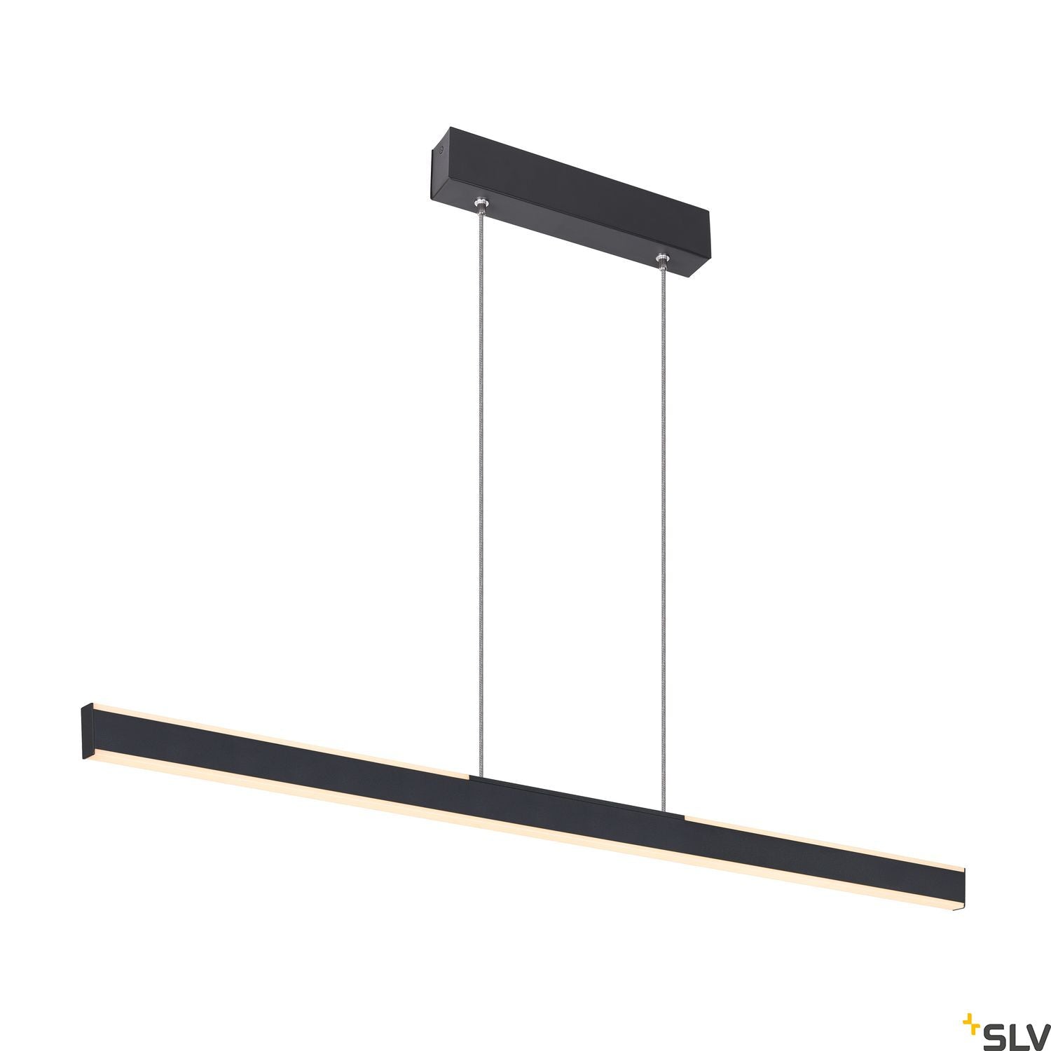 SLV ONE LINEAR Dimmable  up/down, black pendant light, 24W 2700/3000K 1006185
