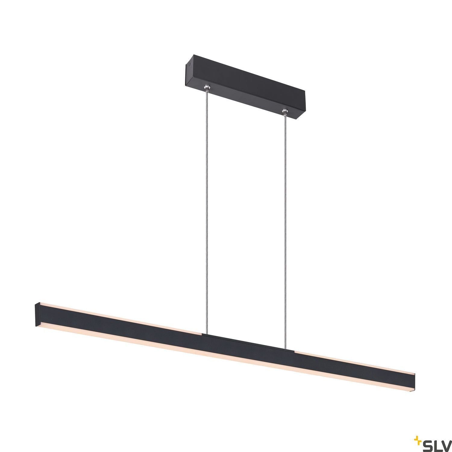 SLV ONE LINEAR Dimmable  up/down, black pendant light, 24W 2700/3000K 1006185