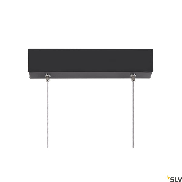 SLV ONE LINEAR Dimmable  up/down, black pendant light, 24W 2700/3000K 1006185