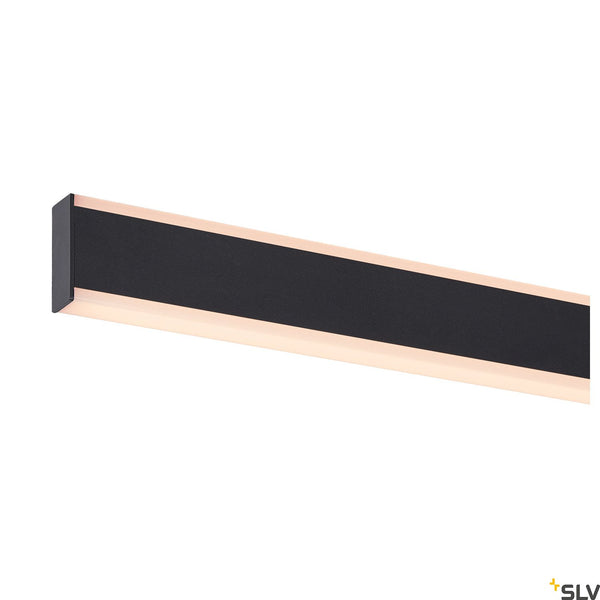 SLV ONE LINEAR Dimmable  up/down, black pendant light, 24W 2700/3000K 1006185