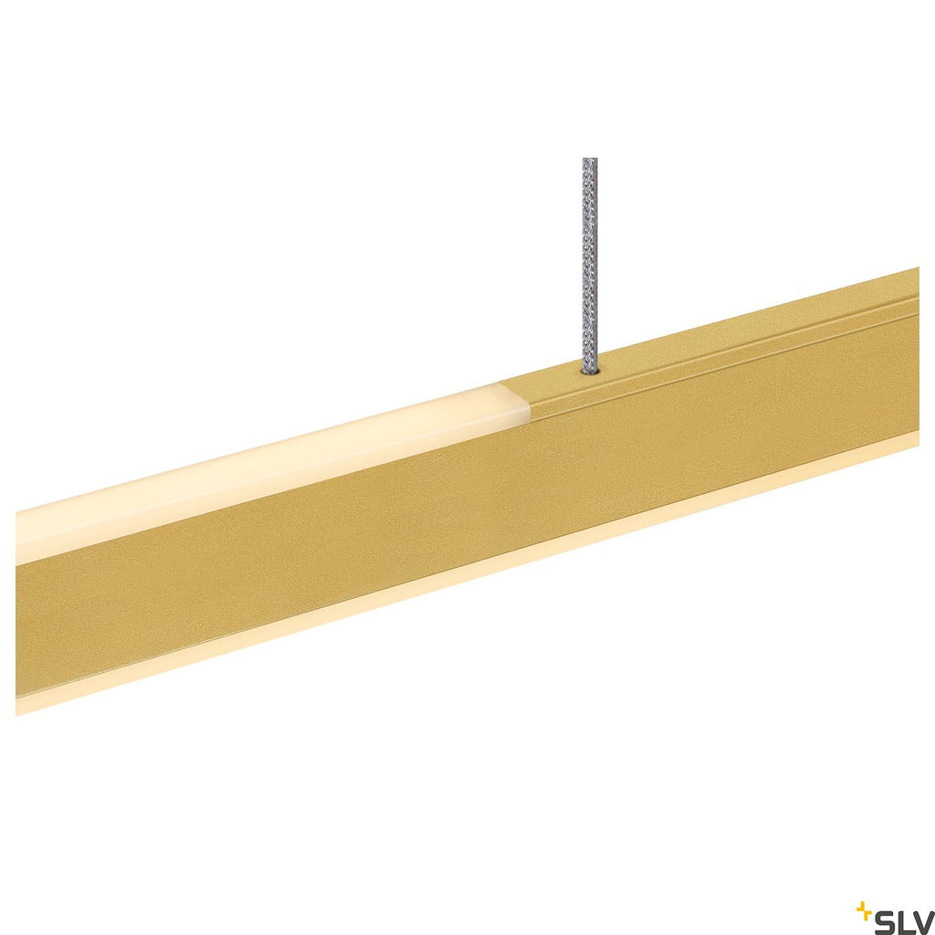 SLV ONE LINEAR Dimmable up/down, brass pendant light, 24W 2700/3000K 1006187