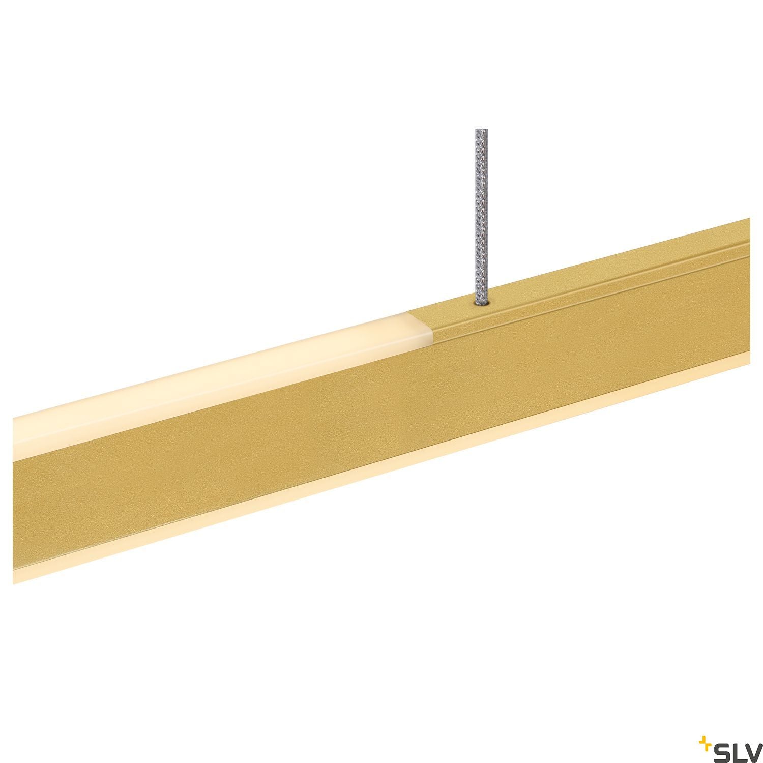 SLV ONE LINEAR Dimmable up/down, brass pendant light, 24W 2700/3000K 1006187