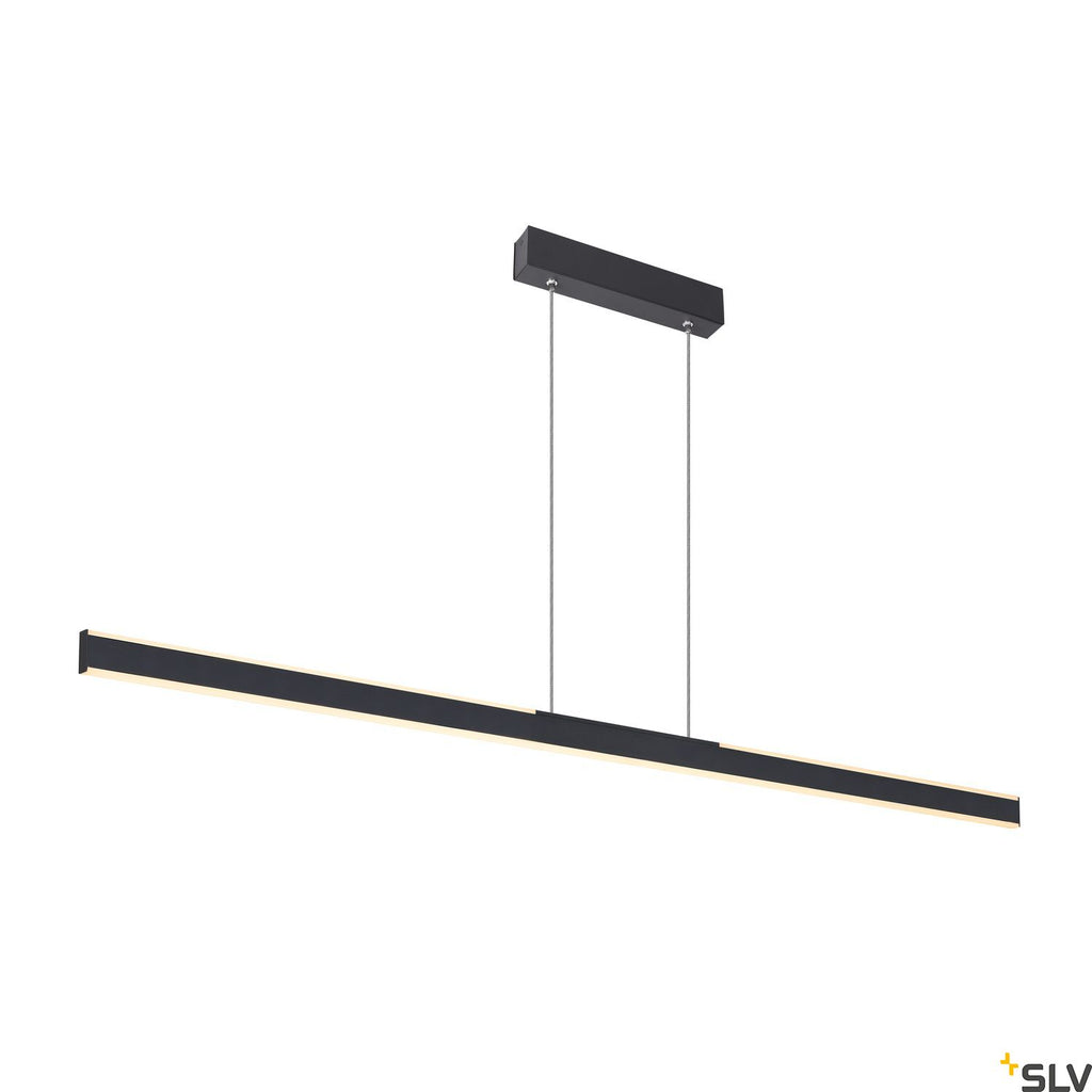 SLV ONE LINEAR Dimmable  up/down, black pendant light, 35W 2700/3000K 1006188