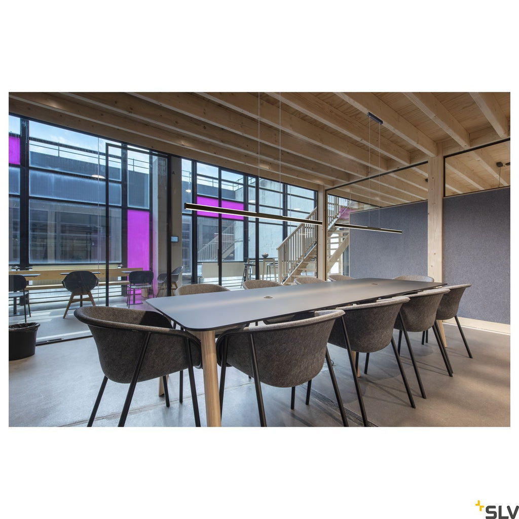 SLV ONE LINEAR Dimmable  up/down, black pendant light, 35W 2700/3000K 1006188