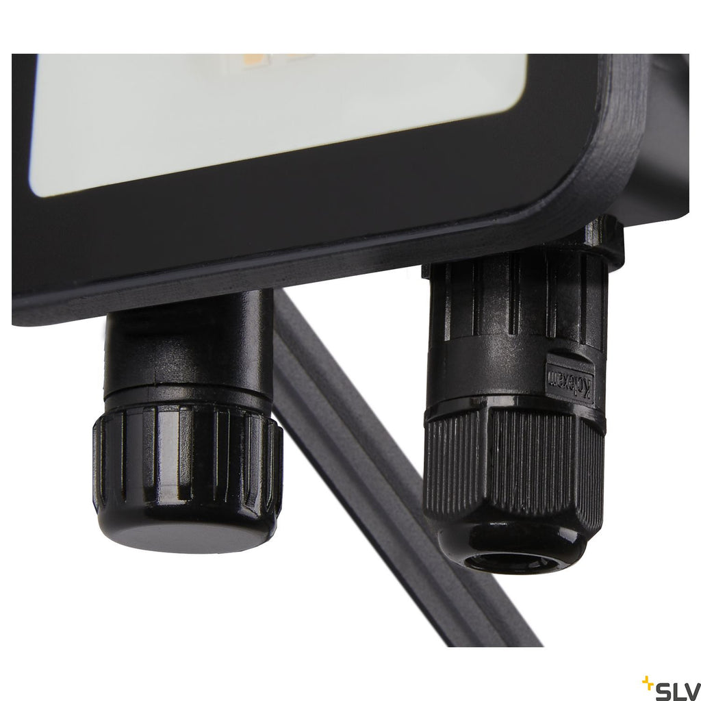 SLV FLOODI S, anthracite / transparent wall and ceiling-mounted light, 9.3W 3000K 100° 1006191