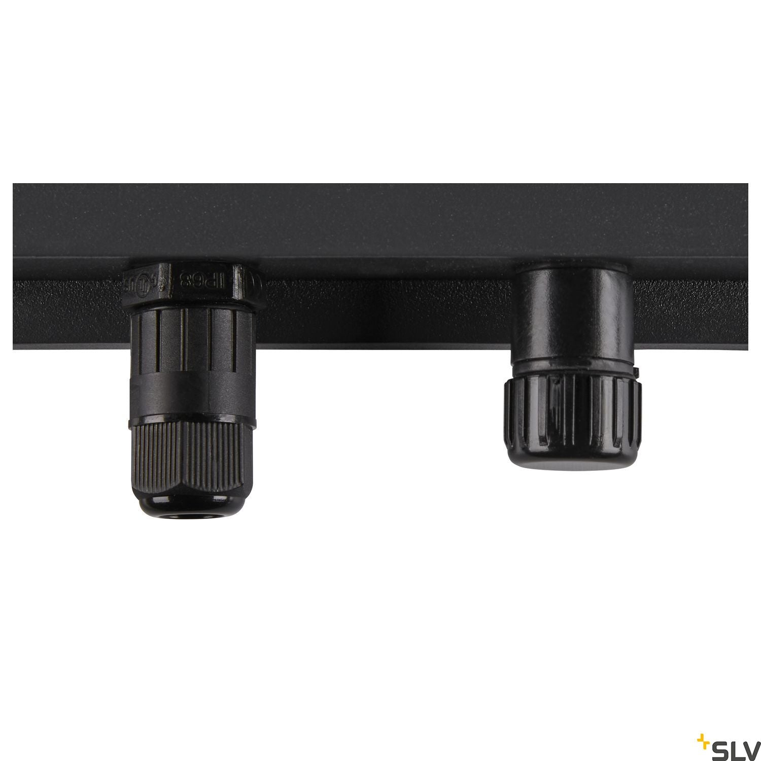 SLV FLOODI M, anthracite / transparent wall and ceiling-mounted light, 30W 3000K 100° 1006192