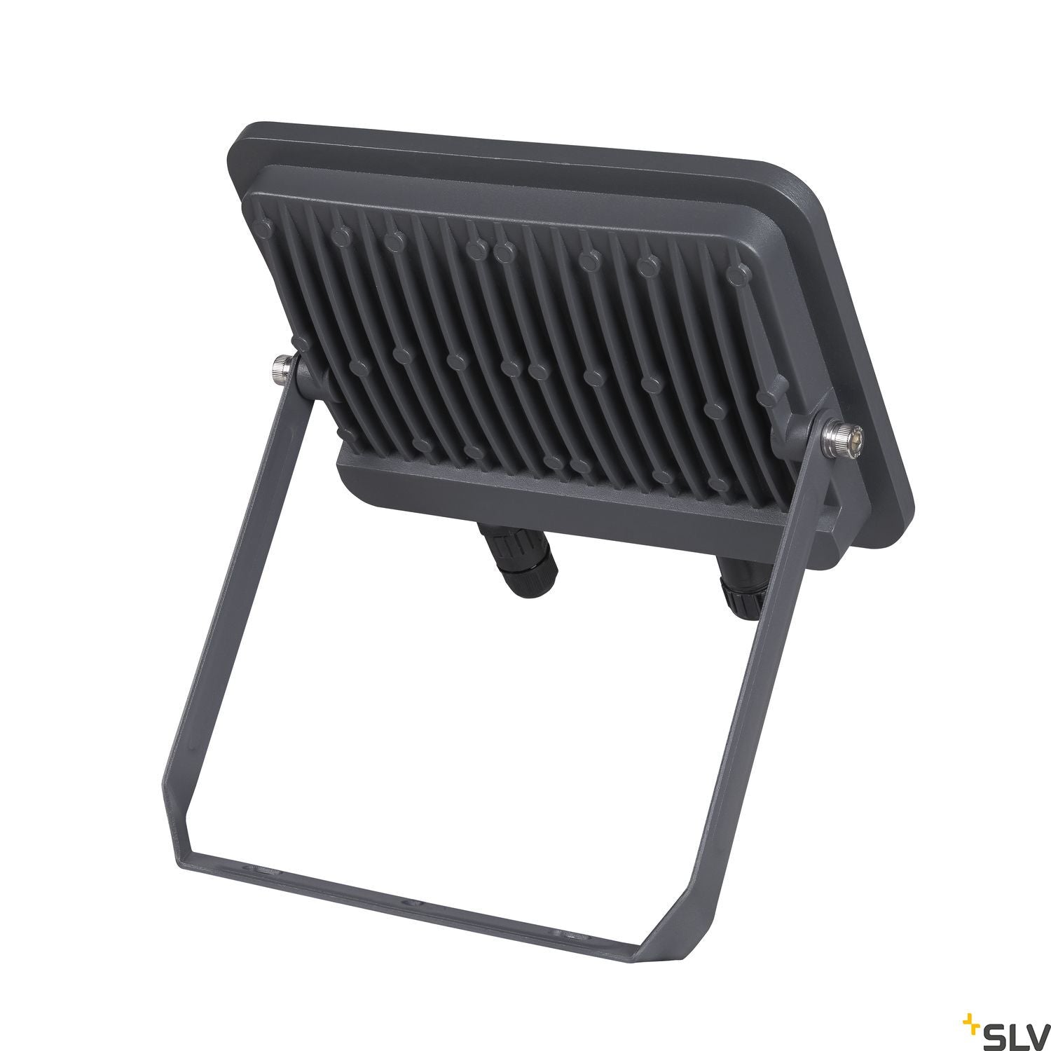 SLV FLOODI L, anthracite / transparent wall and ceiling-mounted light, 48W 3000K 100° 1006193