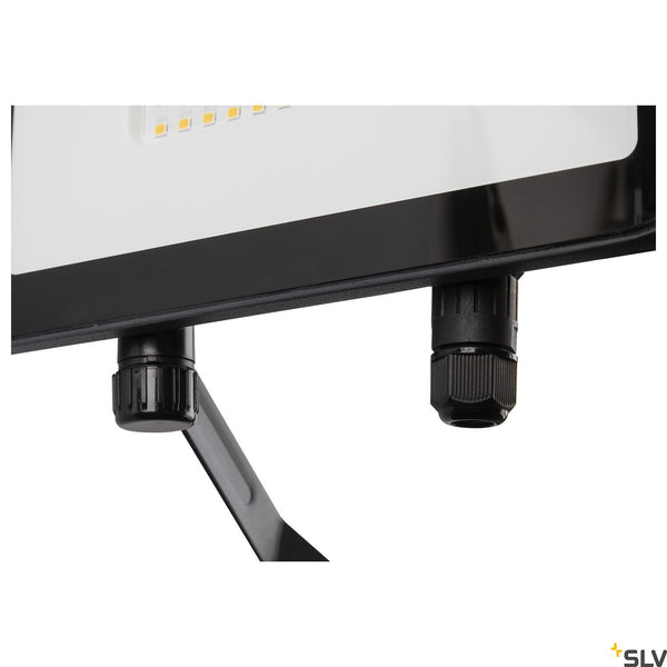 SLV FLOODI L, anthracite / transparent wall and ceiling-mounted light, 48W 3000K 100° 1006193