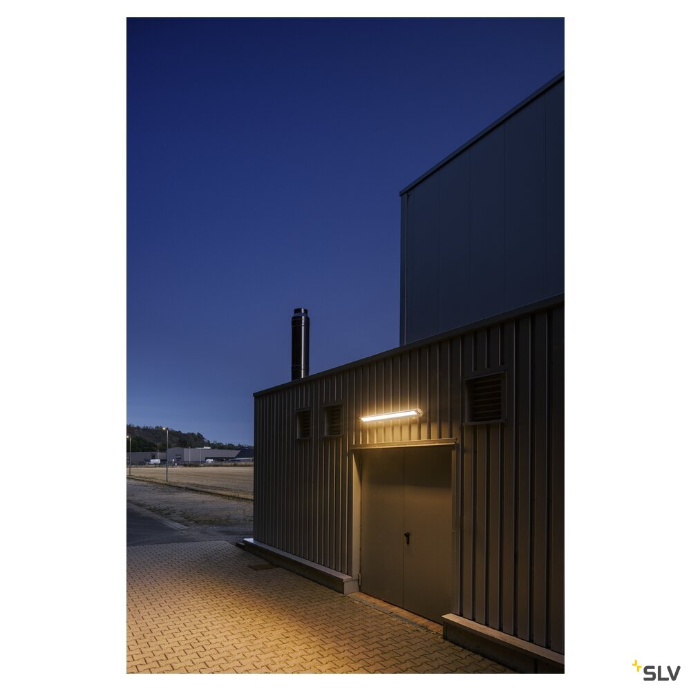SLV VANO WING SP DALI, Wall-mounted light grey 49W 3140lm 3000K CRI80 120° DALI 1006270