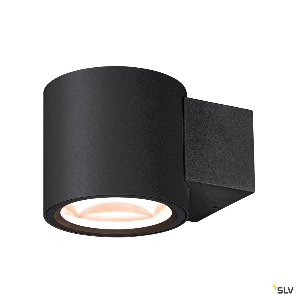 SLV OCULUS WL PHASE, Wall-mounted light black 8.5W 570lm 2000-3000K CRI90 100° Dimmable 1006307