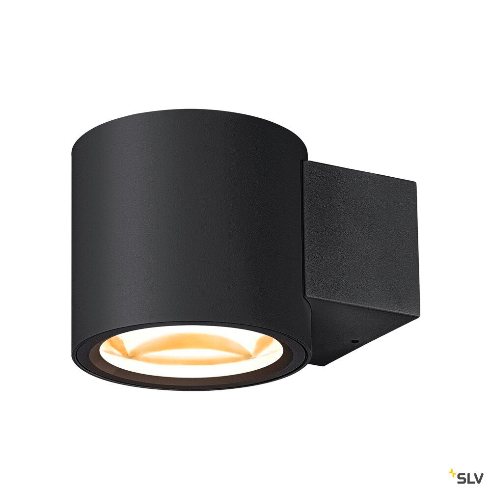 SLV OCULUS WL PHASE, Wall-mounted light black 8.5W 570lm 2000-3000K CRI90 100° Dimmable 1006307