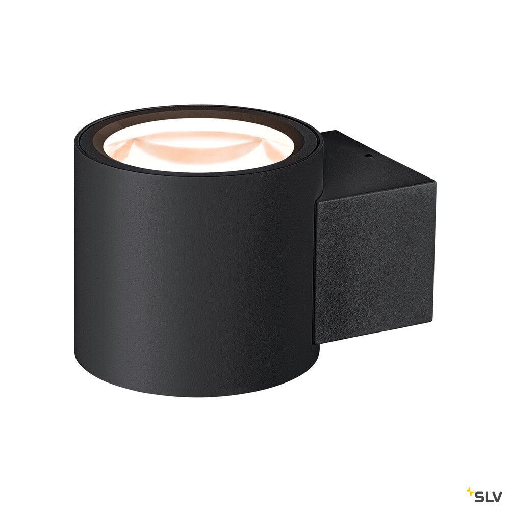 SLV OCULUS WL PHASE, Wall-mounted light black 8.5W 570lm 2000-3000K CRI90 100° Dimmable 1006307