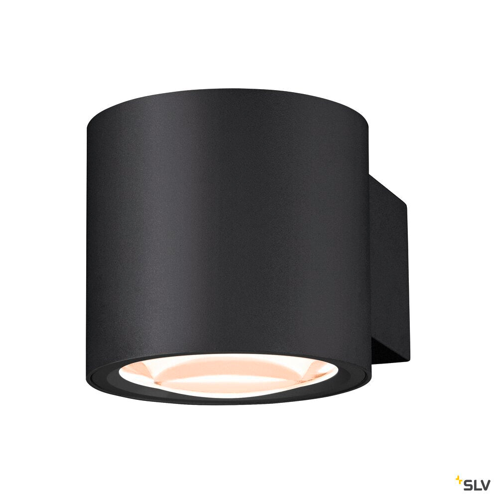 SLV OCULUS WL PHASE, Wall-mounted light black 8.5W 570lm 2000-3000K CRI90 100° Dimmable 1006307