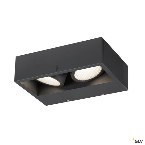 SLV ESKINA FRAME WL double, Wall-mounted light anthracite 27W 2200/2400lm 3000/4000K CRI80 95° 1006314