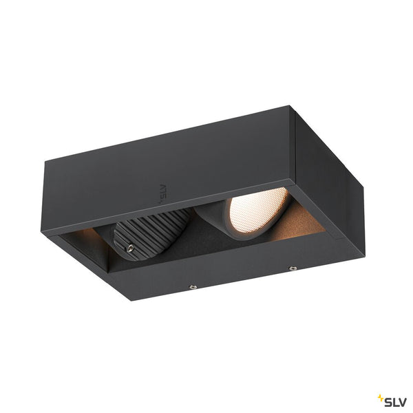 SLV ESKINA FRAME WL double, Wall-mounted light anthracite 27W 2200/2400lm 3000/4000K CRI80 95° 1006314