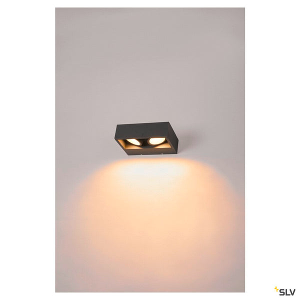 SLV ESKINA FRAME WL double, Wall-mounted light anthracite 27W 2200/2400lm 3000/4000K CRI80 95° 1006314