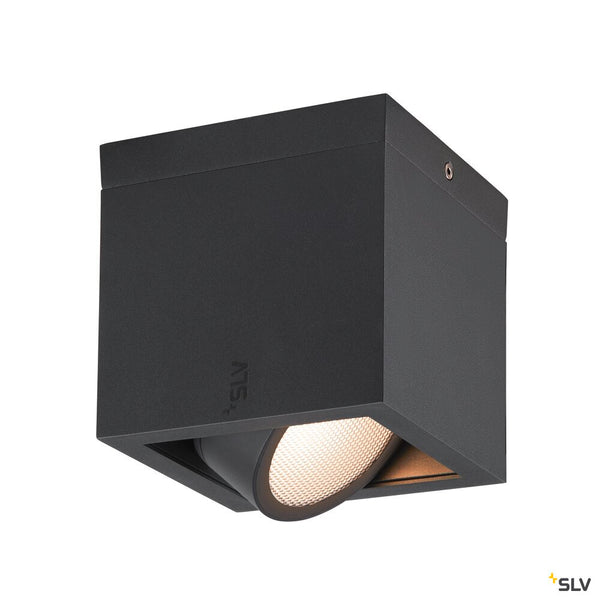 SLV ESKINA FRAME CL single, Ceiling-mounted light anthracite 15W 1100/1200lm 3000/4000K CRI80 95° 1006316