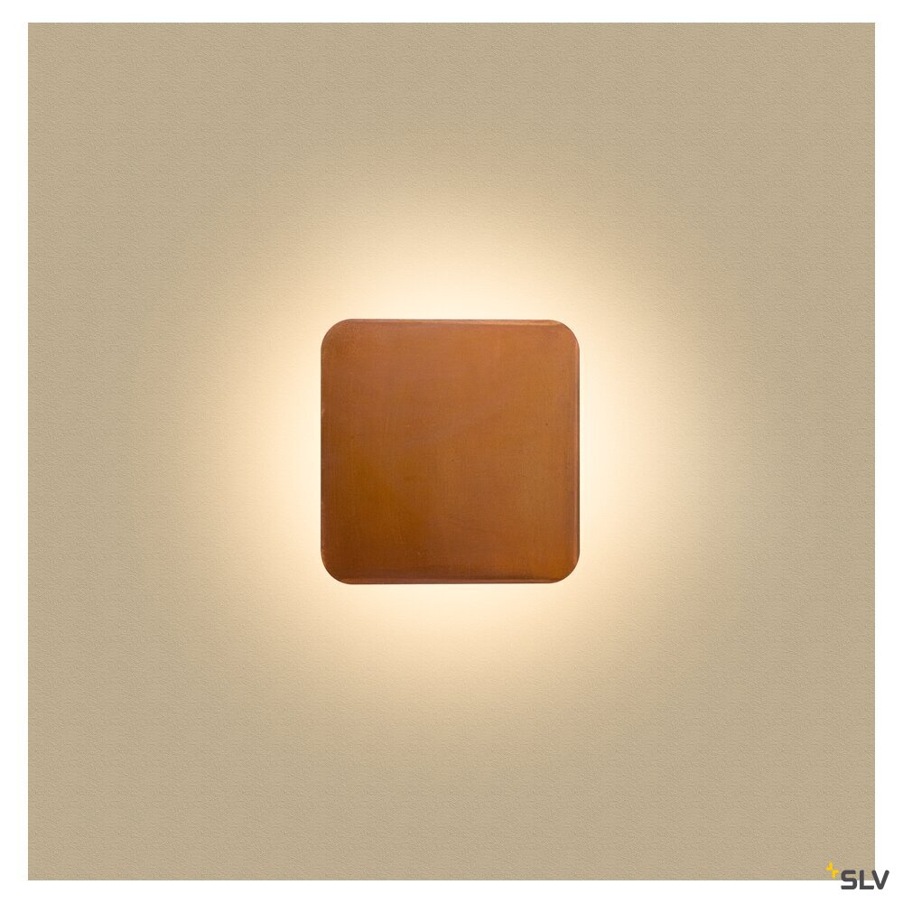 SLV MANA RUSTY, Lampshade square rust 1006317