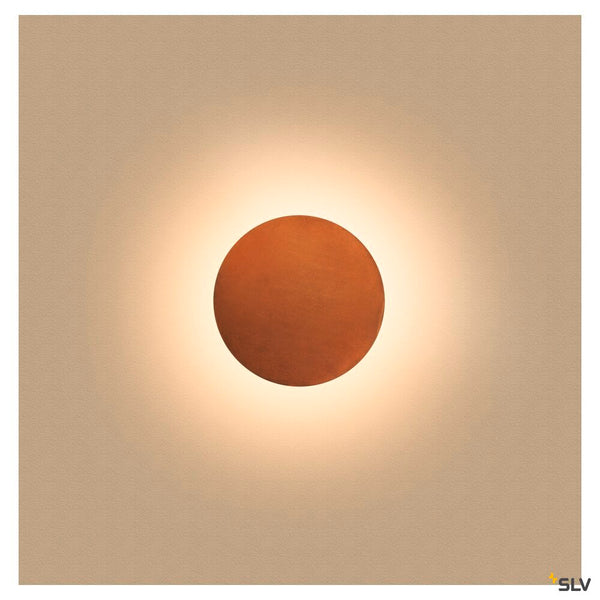SLV MANA BASE WL PHASE, Wall-mounted light anthracite round 15W 800/820lm 2700/3000K CRI90 Dimmable 1006319