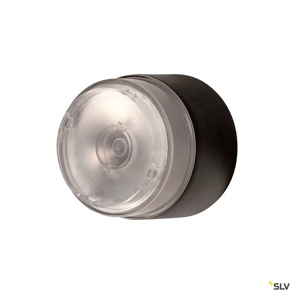 SLV MANA BASE WL PHASE, Wall-mounted light anthracite round 15W 800/820lm 2700/3000K CRI90 Dimmable 1006319