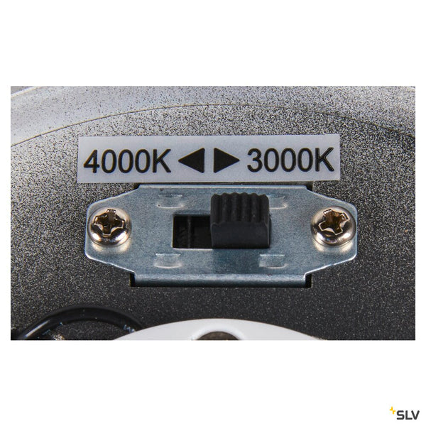 SLV ENOLA OCULUS CL, Ceiling-mounted light anthracite 11W 1000/1100lm 3000/4000K CRI90 100° 1006327