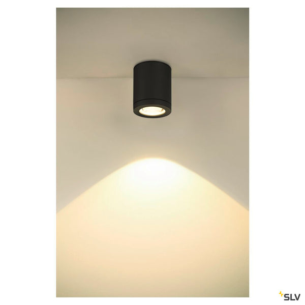 SLV ENOLA OCULUS CL, Ceiling-mounted light anthracite 11W 1000/1100lm 3000/4000K CRI90 100° 1006327