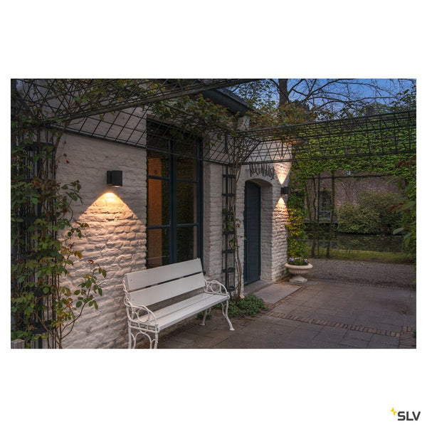 SLV ENOLA OCULUS WL, up/down wall-mounted light anthracite 20W 1880/2120lm 3000/4000K CRI90 100° 1006329