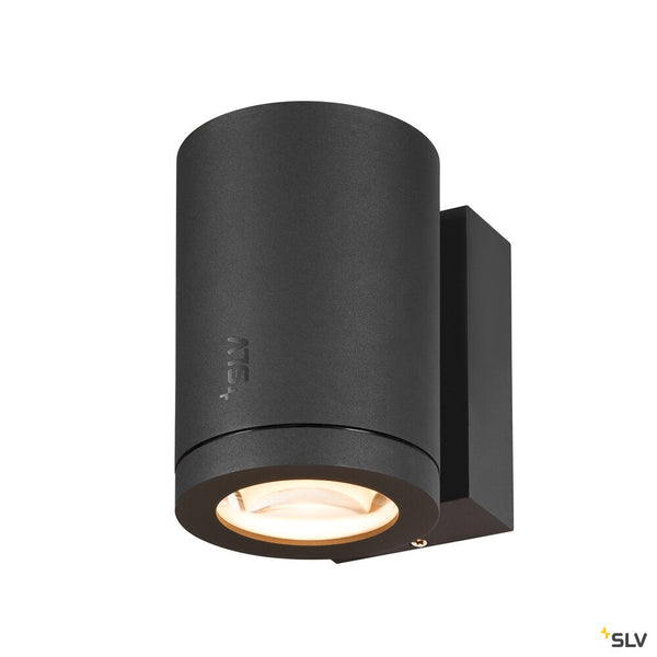 SLV ENOLA OCULUS WL, single wall-mounted light anthracite 11W 1000/1100lm 3000/4000K CRI90 100° 1006328