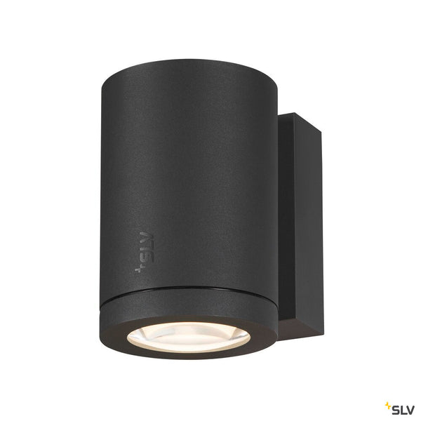 SLV ENOLA OCULUS WL, single wall-mounted light anthracite 11W 1000/1100lm 3000/4000K CRI90 100° 1006328