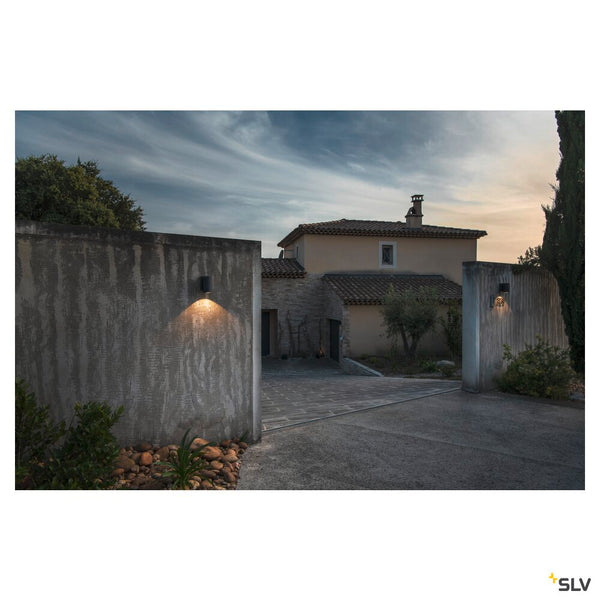 SLV ENOLA OCULUS WL, single wall-mounted light anthracite 11W 1000/1100lm 3000/4000K CRI90 100° 1006328