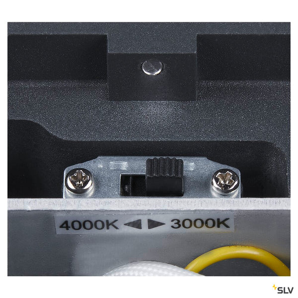 SLV ENOLA OCULUS WL, single wall-mounted light anthracite 11W 1000/1100lm 3000/4000K CRI90 100° 1006328