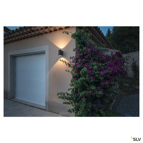 SLV ENOLA OCULUS WL, up/down wall-mounted light anthracite 20W 1880/2120lm 3000/4000K CRI90 100° 1006329