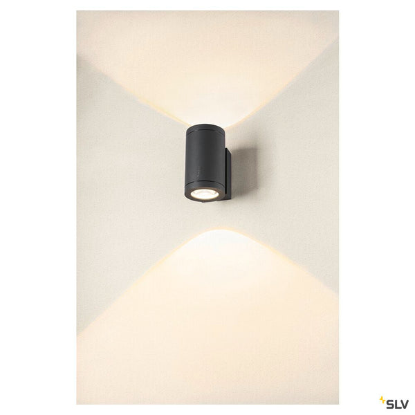 SLV ENOLA OCULUS WL, up/down wall-mounted light anthracite 20W 1880/2120lm 3000/4000K CRI90 100° 1006329