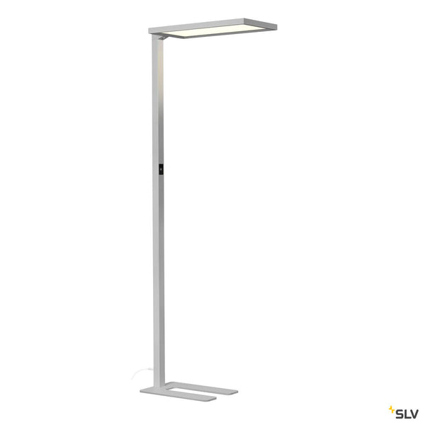SLV WORKLIGHT FL, Free-standing lamp silver 79 W 7600 lm 4000 K CRI 80 80° 1006343