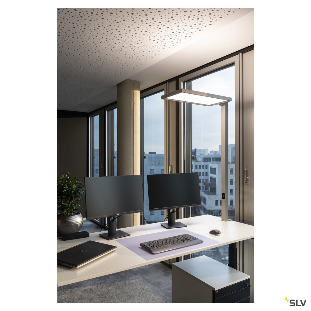 SLV WORKLIGHT TL, Table lamp silver 79 W 7600 lm 4000 K CRI 80 80° 1006344