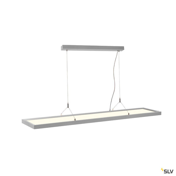 SLV WORKLIGHT PD, Pendant light silverr 57W 5000lm 4000K CRI80 80° DALI 1006345