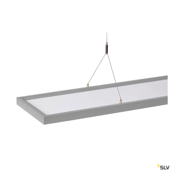 SLV WORKLIGHT PD, Pendant light silverr 57W 5000lm 4000K CRI80 80° DALI 1006345
