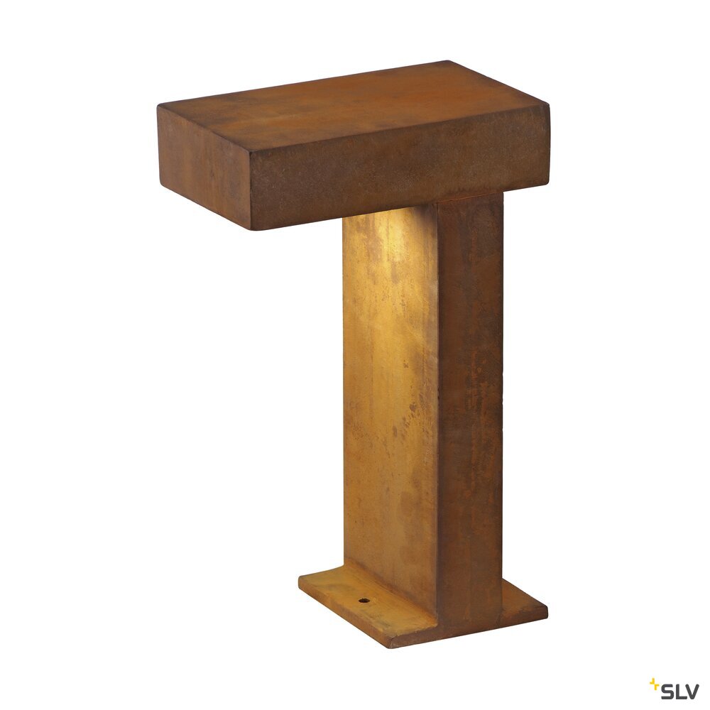 SLV RUSTY® PATHLIGHT 40, LED outdoor floor stand, rust coloured, IP55, 3000K 1006346