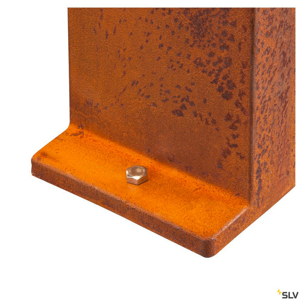 SLV RUSTY® PATHLIGHT 40, LED outdoor floor stand, rust coloured, IP55, 3000K 1006346