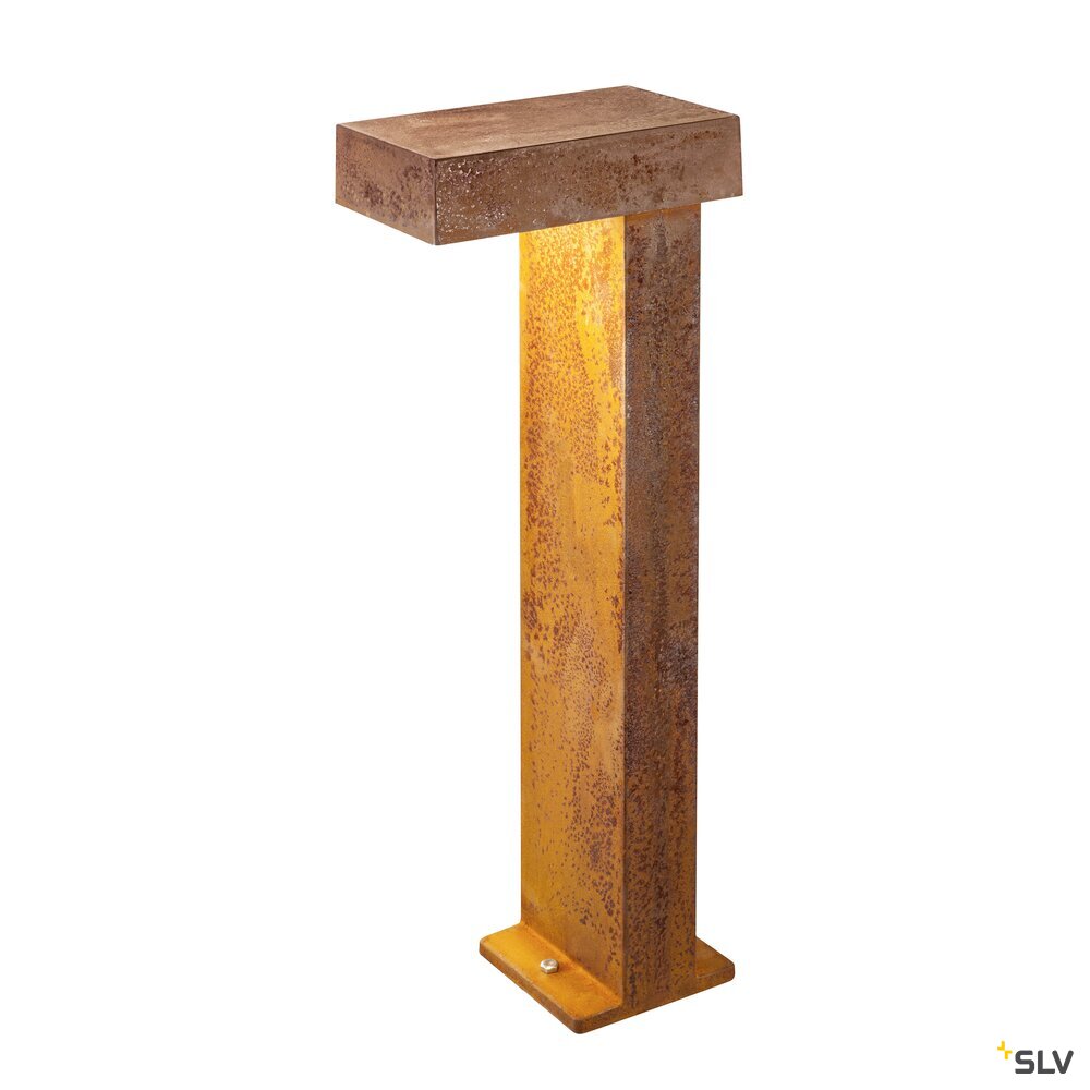 SLV RUSTY® PATHLIGHT 70, LED outdoor floor stand, rust coloured, IP55, 3000K 1006347