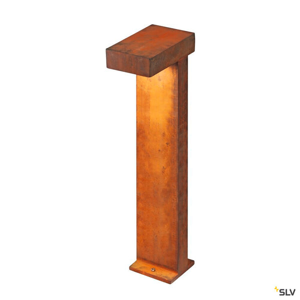 SLV RUSTY® PATHLIGHT 70, LED outdoor floor stand, rust coloured, IP55, 3000K 1006347