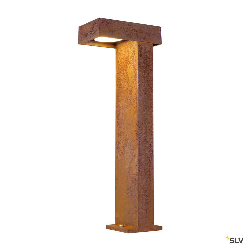 SLV RUSTY® PATHLIGHT 70, LED outdoor floor stand, rust coloured, IP55, 3000K 1006347