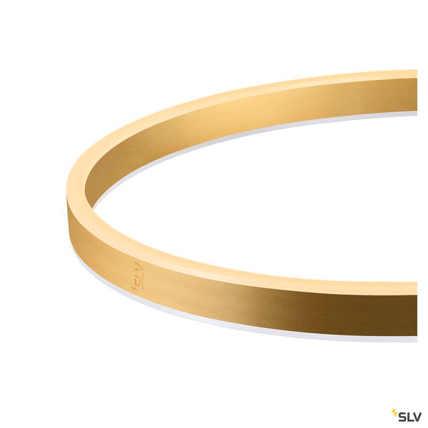SLV ONE BOW FL, Free-standing lamp black/brass 20 W 1200/1200 lm 2700/3000 K CRI 90 140° 1006350