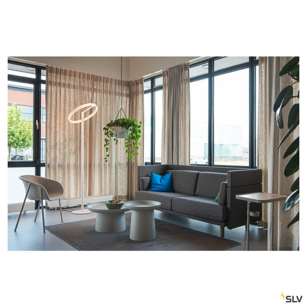 SLV ONE STRAIGHT FL, Free-standing lamp white 20 W 1200/1200 lm 2700/3000 K CRI 90 140° 1006354