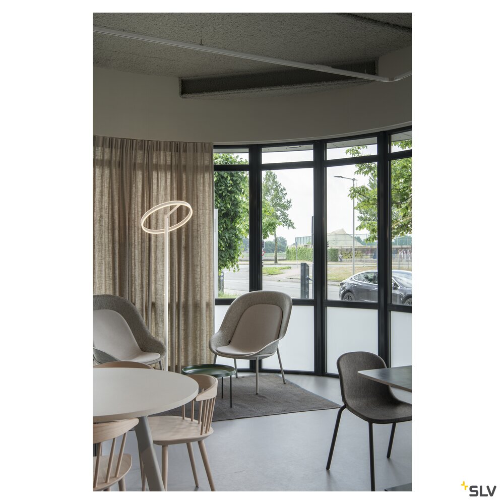 SLV ONE STRAIGHT FL, Free-standing lamp white 20 W 1200/1200 lm 2700/3000 K CRI 90 140° 1006354