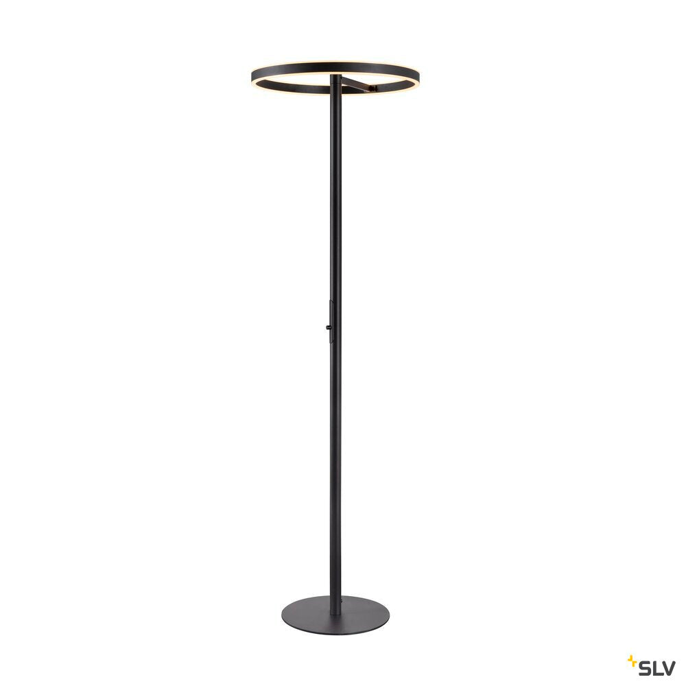 SLV ONE STRAIGHT FL, Free-standing lamp black 20 W 1200/1200 lm 2700/3000 K CRI 90 140° 1006355