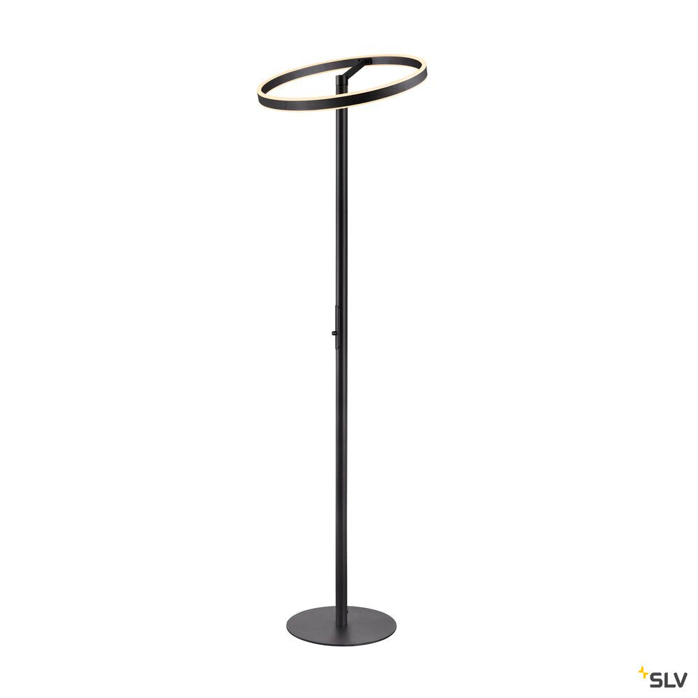 SLV ONE STRAIGHT FL, Free-standing lamp black 20 W 1200/1200 lm 2700/3000 K CRI 90 140° 1006355
