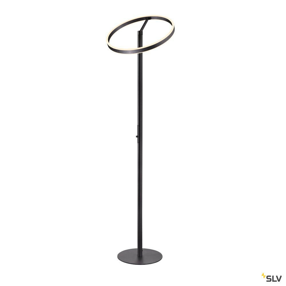 SLV ONE STRAIGHT FL, Free-standing lamp black 20 W 1200/1200 lm 2700/3000 K CRI 90 140° 1006355